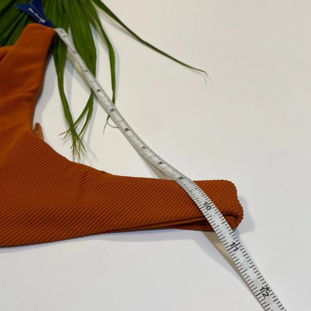L*Space Cabana Bikini‎ Ribbed Bottom Bitsy, Color: Amber, Small, NWT, Brand New